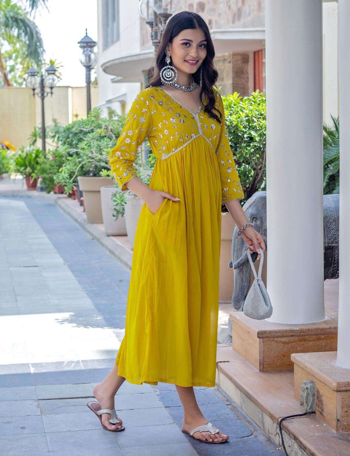 Cotton Printed Kurta with Coordinated Palazzo and Dupatta for Women(XXL) - Image 6